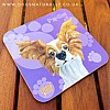 Little Paws Papillon Fun Gift Coaster